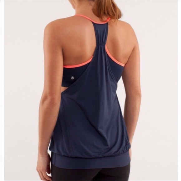lululemon athletica Tops - Lululemon no limits marine blue tank top